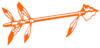 Orange Spear Cut Image